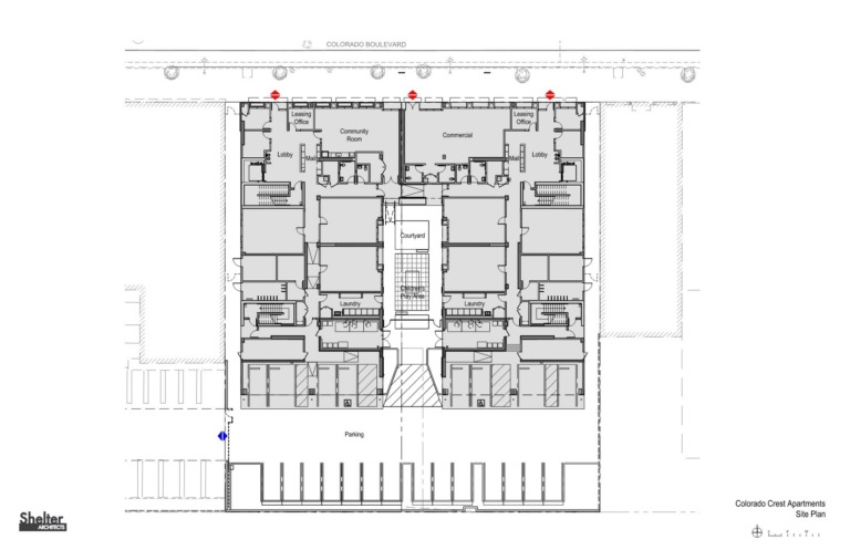 Colorado Crest Site Plan Drawing