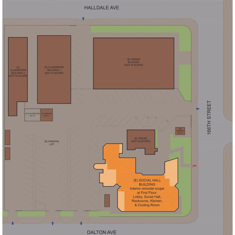 GBC Social Hall Site Plan