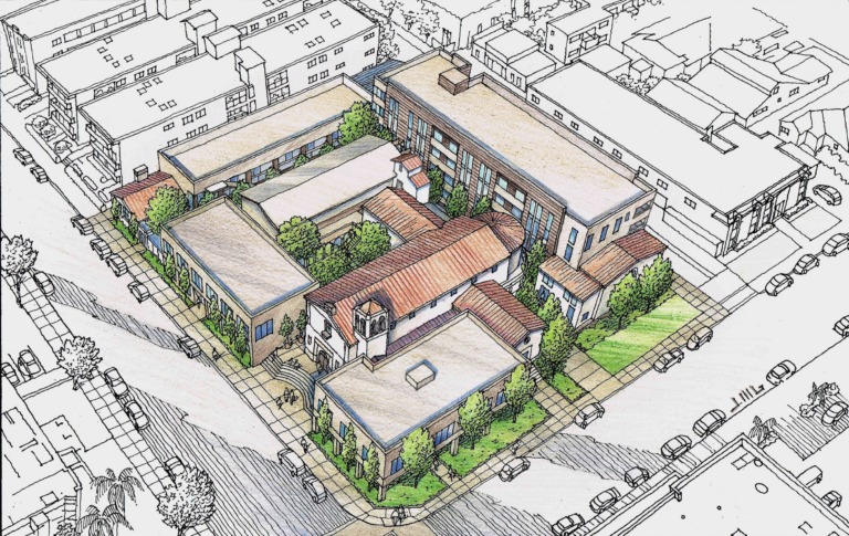 Inglewood Aerial Rendering