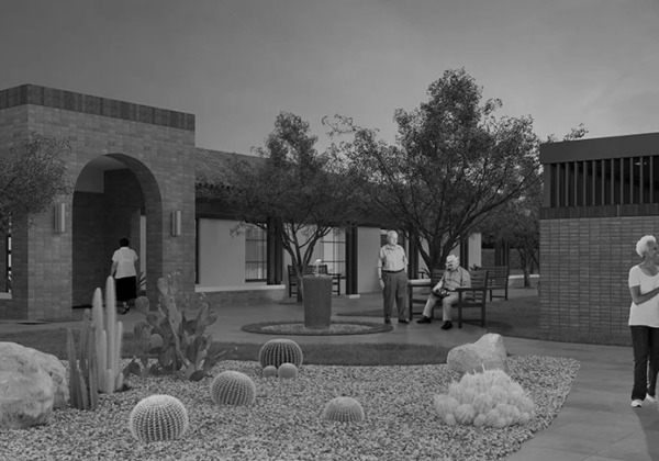 MVGH Wellness Center perspective rendering