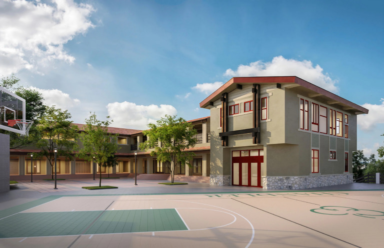 Chandler School Classroom Building Perspective Rendering