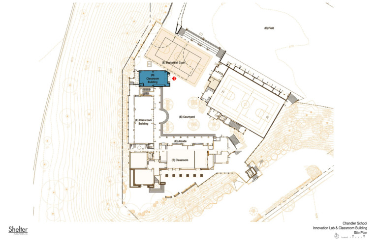 Chandler School Classroom Building Site Plan