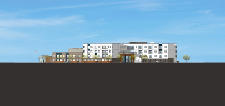 Downey Affordable Housing Elevation 1