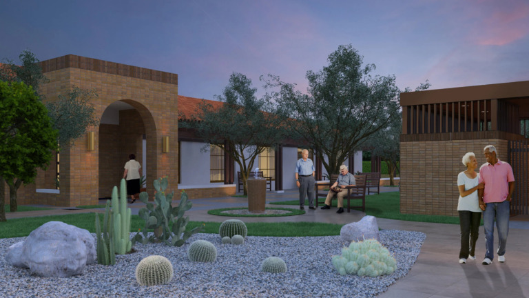 MVGH Wellness Center Perspective Rendering 1