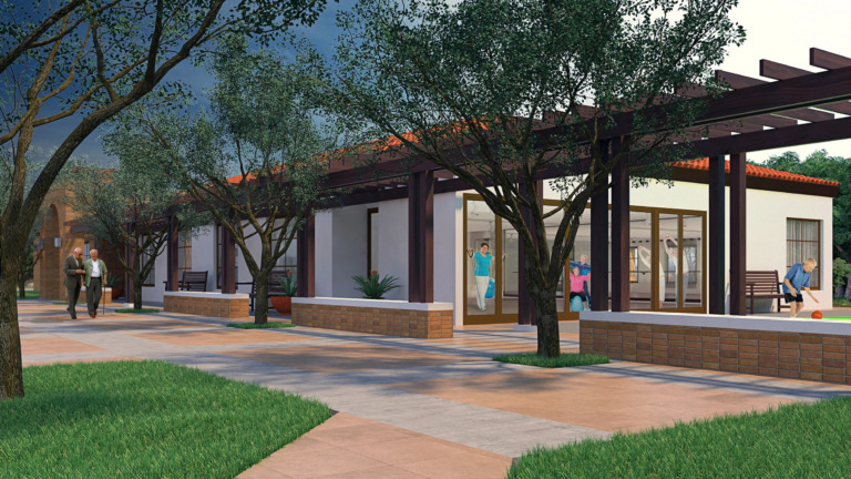 MVGH Wellness Center Perspective Rendering 2