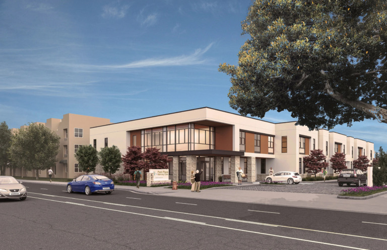 Park Plaza Memory Care Perspective Rendering 1