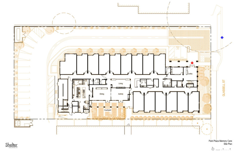 Park Plaza Memory Care Site Plan